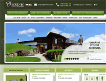 Tablet Screenshot of korenec-golf.cz